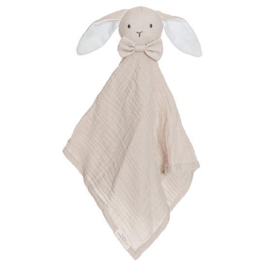 Teddykompaniet musliinist kaisutekk Jänes 40x40cm, beige