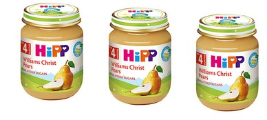 Pirnipüree Williams Christi ÖKO 3x125g Hipp 4.kuust  (1tk-1,7eur)