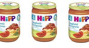 Spagetti Bolognese BIO 4.kuust Hipp 3x190g (1tk-2,65eur)