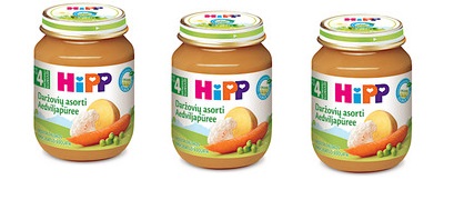 Juurviljapüree ÖKO Hipp 3x125g 4.kuust (1tk-1,65eur)