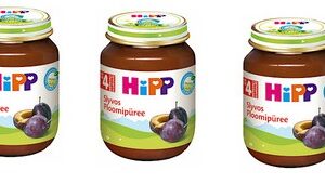 Ploomipüree ÖKO 3x125g Hipp 4.kuust (1tk-1,71eur)