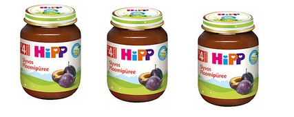 Ploomipüree ÖKO 3x125g Hipp 4.kuust (1tk-1,71eur)