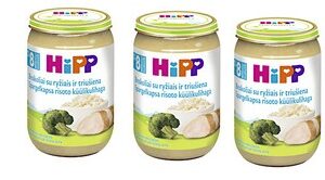 Spargelkapsa risotto küülikuga 3x 220g Hipp 8.kuust (1tk-2,75eur)