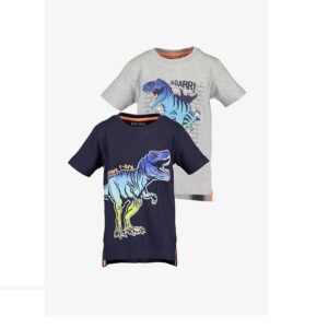 T-särk Blue Seven Hall või tumesinine Dino (98-128cm)