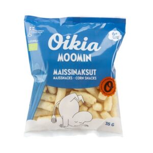 Moomin Oikia Muumi orgaanilised maisihelbed originaal 35g 6+kuust