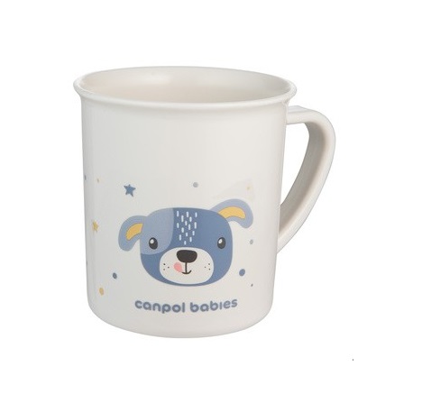 CANPOL BABIES Plastikust tass 12+kuud sinine kutsu