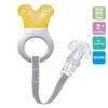 MAM Mini Cooler &Clip närimisrõngas+kinnituspael klambriga kollane 2+kuud – pilt 1