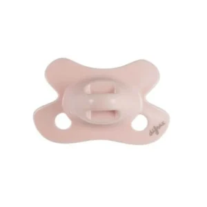 Silikoonlutt dental 0-6 heleroosa (Difrax)
