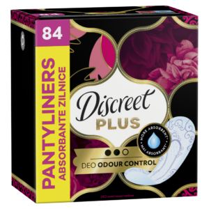 Discreet Protective Odour Control Plus Pesukaitsmed 84tk
