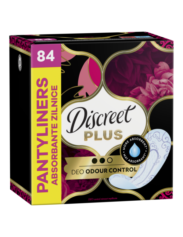 Discreet Protective Odour Control Plus Pesukaitsmed 84tk