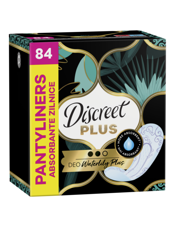 Discreet Protective Waterlily Plus DEO Pesukaitsmed 84tk