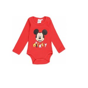 BODY PIKKADE VARRUKATEGA Disney punane Mickey (62-86cm)