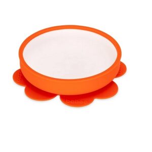 BABOO silikoonist kauss iminapaga, Oranž 6+ kuud