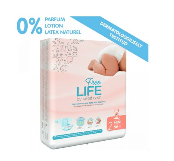 Lastemähe Baby Mini nr.2 3-6kg Freelife 56tk Bebecash
