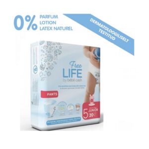 Laste mähkmepüksid Pants Junior nr.5 12-18kg Freelife 20tk Bebecash