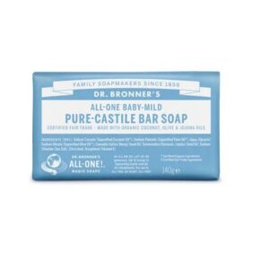 Dr. Bronner’s Castile laste lõhnatu seep BABY MILD, ökoloogiline 140g