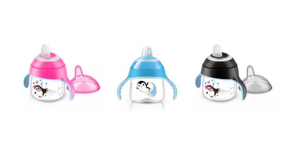 AVENT Tilaga tass pingviin 6+kuud 200ml Vali värv!!!