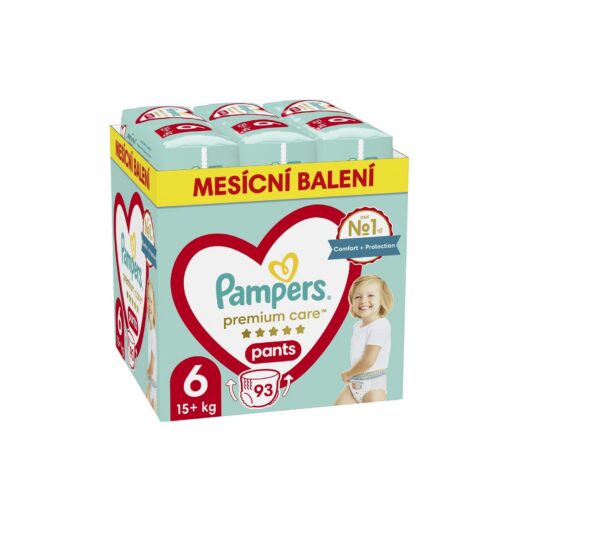 Pampers Premium Care Pants Püksmähkmed, Suurus 6, 93 Mähet, 15kg+