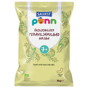 PÕNN TERAVILJAPULGAD hirsiga Salvest 2×30 g 7+kuust (1pakk-1,75eur)