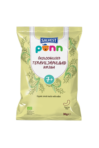 PÕNN TERAVILJAPULGAD hirsiga Salvest 2×30 g 7+kuust (1pakk-1,75eur)