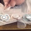 Lutt Pacifier – Golden Vintage Flower Soothers Mustard/Multi  3+kuud Elodie Details – pilt 2