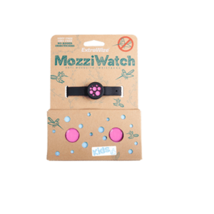 Mozzi Watch sääse-, puugitõrje käevõru lastele, roosa