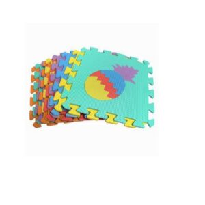 Puzzlematt põrandale puu-ja köögiviljad 10tk-pakendis (1puzzle number-32x32cm)