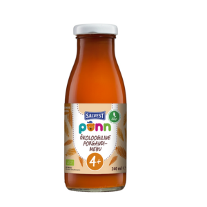 Salvest Põnn Öko Porgandimehu ,4-elukuust 2x240g (1purk-1,69eur+pant 0,10eur)