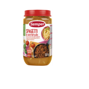 Semper spagetid hakklihakastmega 3×235 g, alates 1-eluaastast(1purk-2,32eur)