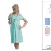Naiste rasedus/imetamis öösärk (M-2XL) Dorota Türkiis – pilt 2