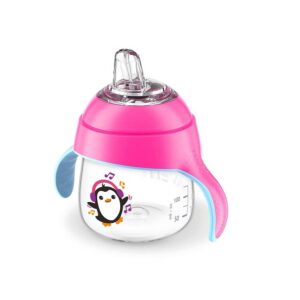 AVENT Tilaga tass pingviin 6+kuud 200ml SCF746/03 Roosa