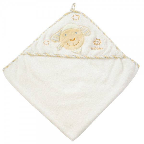 Fehn kapuutsiga vannirätik Babylove, Lammas 80x80cm