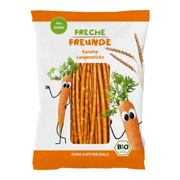 Krõbedad pulgad porgandiga, alates 12. elukuust , ökoloogilised FRECHE FREUNDE 75 g