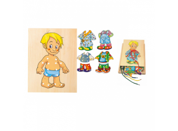 Puidust puzzle Riieta poissi