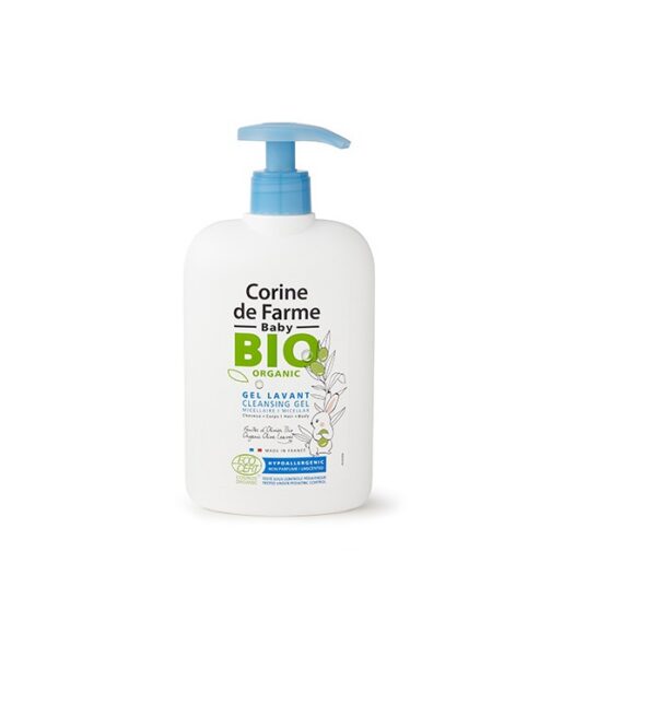 Corine de Farme Baby BIO Organic pesugeel juustele ja kehale 500ml