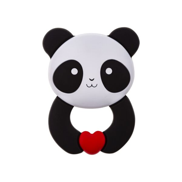 AKUKU 100% silkoonist närimisrõngas PANDA