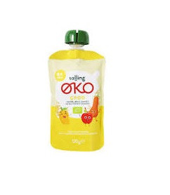 Kaerapuder õuna, mango ja kõrvitsaga Salling Eko öko 6+kuust 3x120g (1tuub-1,20eur)