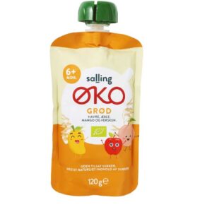 Kaeraouder õuna, mango ja virsikutega Salling Eko öko 6+kuust 3x120g (1tuub-1,20eur)