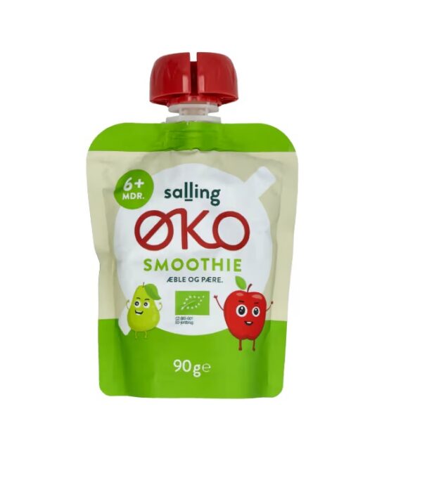 Smuuti õuna ja pirniga Salling Eko öko 6+kuust 3x90g (1tuub-0,99eur)