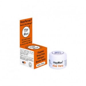 HAYMAX Aloe Vera 100% looduslik ja orgaaniline heina, lemmiklooma-, tolmu allergiat tõkestav salv, 5 ml