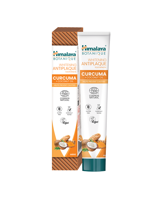 Himalaya Botanique valgendav hambapasta kurkum 75ml 7+aastasele