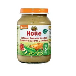 Holle Kartuli-, herne- ja suvikõrvitsapüree imikutele alates 6. elukuust, biodünaamiline 3x190g  (1purk-1,69eur)