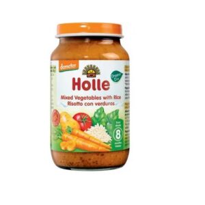 Holle Biodünaamiline köögivilja- ja riisipüree imikutele alates 8. elukuust 3x220g (1purk-1,95eur)