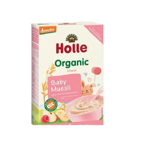 Holle hommikupudru pulber imikutele alates 6. elukuust, biodünaamiline Baby Muesli 250g