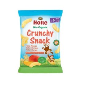 Holle orgaaniline krõmpsuv suupiste hirsi-mango 8+kuusele 2x25g (1pakk- 1,70eur)