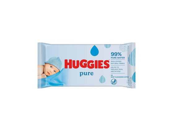 Huggies beebisalvrätid Pure 56tk 99% puhast vett