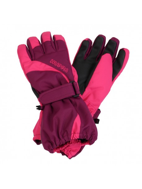 Laste veekindlad sõrmkindad 82660015 JOSH 80134-bordoo/fuksia Huppa