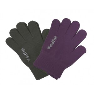 HUPPA 2 in1 kootud kindad LEVI2 82050002-00173 N1 tumehall+lilla