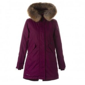 PARKA VIVIAN 1 naistele  12498120 200G SOOJUSTUS 80034-bordoo HUPPA naturaalse karvaga