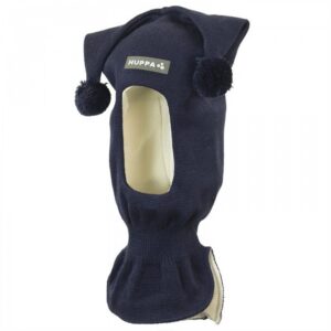 Laste kootud sallmüts COCO 3 85070300 00086-tumesinine XS Huppa
